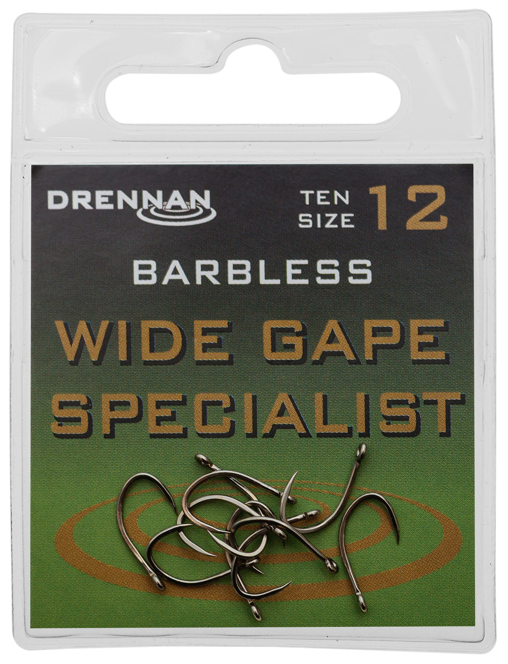 WIDE GAPE SPECIALIST Barbless Haczyki Drennan 10szt.