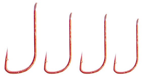 R287 RED haczyki Milo 20szt